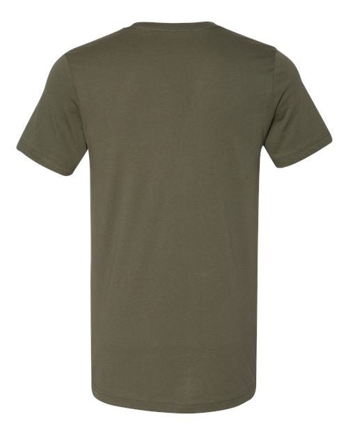 BELLA + CANVAS 3001 - Greens - Military Green Back