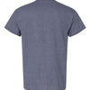 Gildan 8000 - Blues - Heather Dark Navy Back