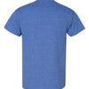 Gildan 8000 - Blues - Heather Deep Royal Back