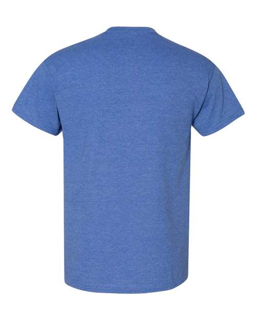 Gildan 8000 - Blues - Heather Deep Royal Back