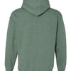 Gildan 18500 - Greens - Heather Dark Green Back