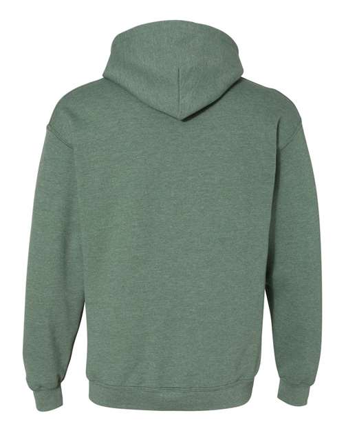 Gildan 18500 - Greens - Heather Dark Green Back
