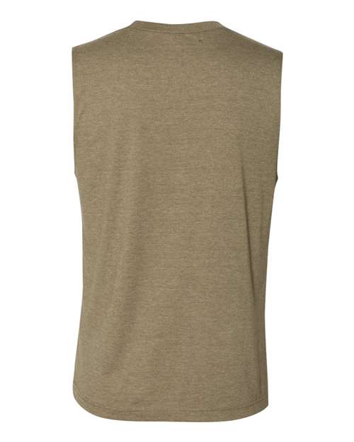 BELLA + CANVAS 3483 - Heather Olive Back