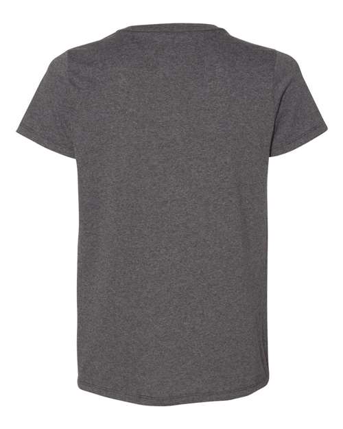 Hanes 5680 - Charcoal Heather Back