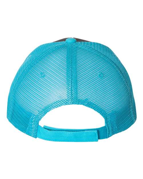 Valucap S102 - Charcoal/ Neon Blue Back
