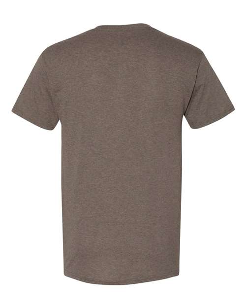 JERZEES 601MR - Brown Heather Back