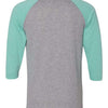JERZEES 601RR - Oxford/ Mint Heather Back