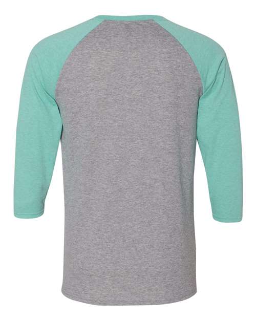JERZEES 601RR - Oxford/ Mint Heather Back