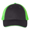 Valucap S102 - Charcoal/ Neon Green