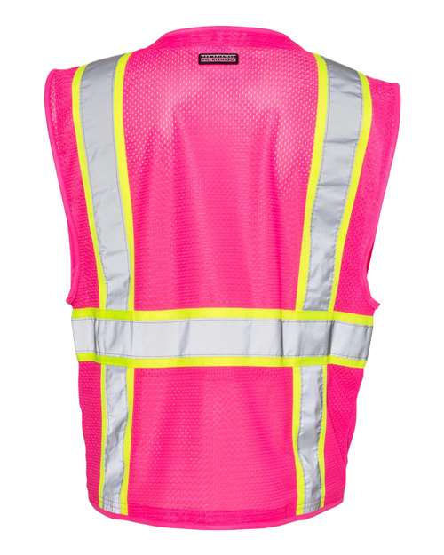 Kishigo B100-111 - Pink/ Lime - B107 Back