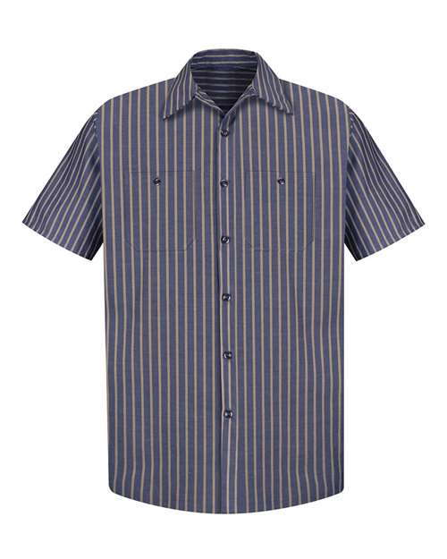 Red Kap SP24 - Blues - Navy/ Khaki Stripe