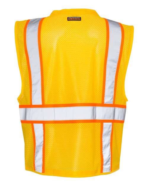 Kishigo B100-111 - Yellow/ Orange - B106 Back