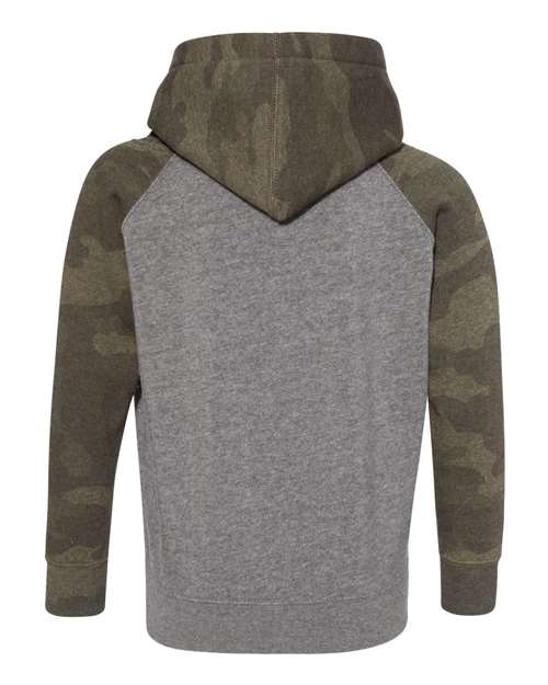 Independent Trading Co. PRM10TSB - Nickel Heather/ Forest Camo Back