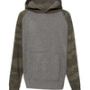 Independent Trading Co. PRM15YSB - Nickel Heather/ Forest Camo