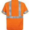 Red Kap SS24HV - O2-Fluorescent Orange Back