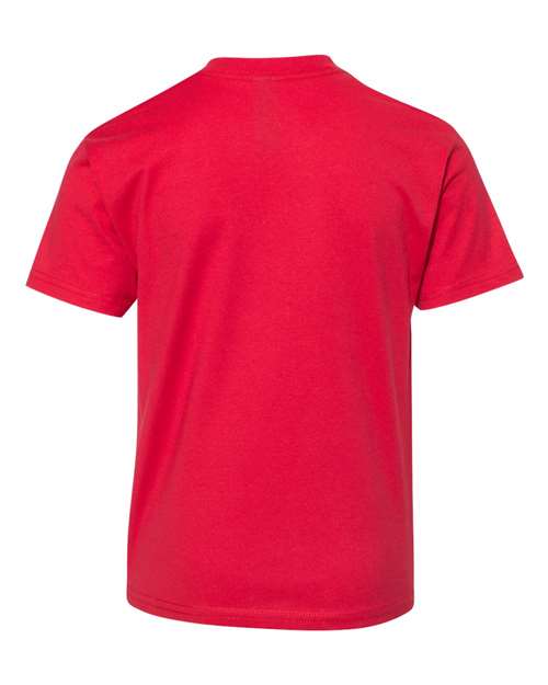 Hanes 498Y - Reds & Pinks - Athletic Red Back