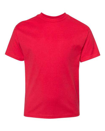 Hanes 498Y - Reds & Pinks - Athletic Red