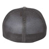 Flexfit 6311 - Dark Heather Grey/ Charcoal Back