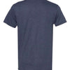Hanes 4980 - Blues - Heather Navy Back