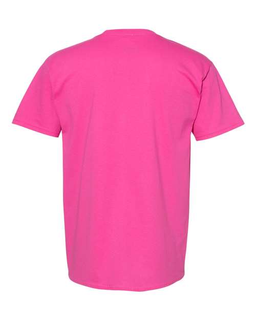Hanes 5280 - Reds & Pinks - Wow Pink Back
