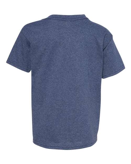Hanes 5370 - Blues - Heather Navy Back