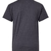 Hanes 498Y - Blacks & Grays - Charcoal Heather Back