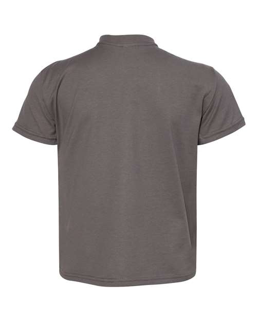 Hanes 498Y - Blacks & Grays - Smoke Grey Back