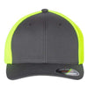 Flexfit 6511 - Charcoal/ Neon Yellow