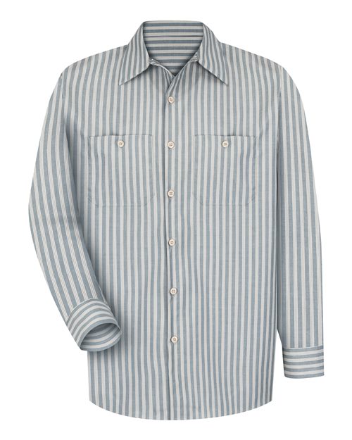 Red Kap SP10 - GK - Green/ Khaki Stripe