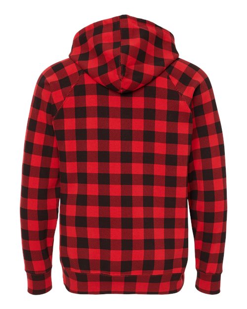 Independent Trading Co. PRM33SBP - Reds & Pinks - Red Buffalo Plaid Back
