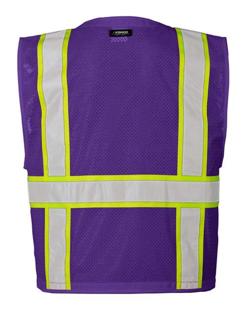 Kishigo B100-111 - Purple/ Lime - B109 Back