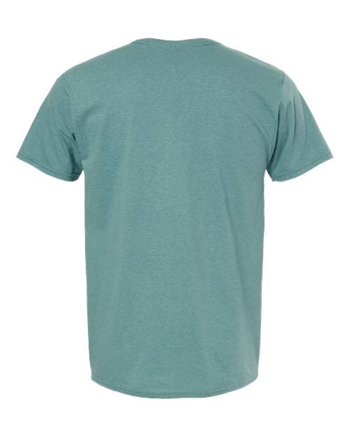 Hanes 4980 - Other Colors 1 - Marbled Green Clay Back