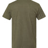 Hanes 4980 - Greens - Military Green Heather Back