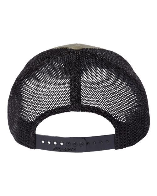 Richardson 112PL - Loden Green/ Black Back