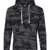 J. America 8871 - Blacks & Grays - Black Camo Triblend