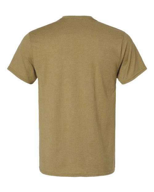 Hanes 4980 - Earth Tones - Brown Sugar Heather Back