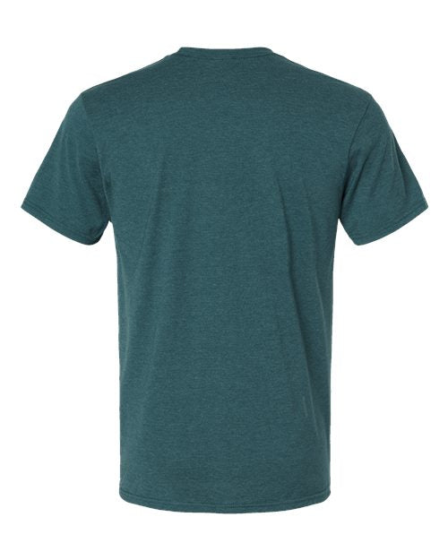 Hanes 4980 - Other Colors 1 - Jade Pine Heather Back