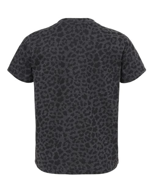 Rabbit Skins 3321 - Blacks & Grays - Black Leopard Back