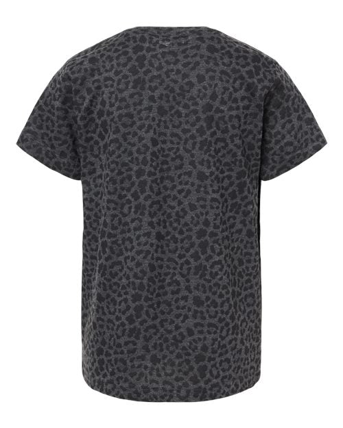 LAT 6101 - Blacks & Grays - Black Leopard Back
