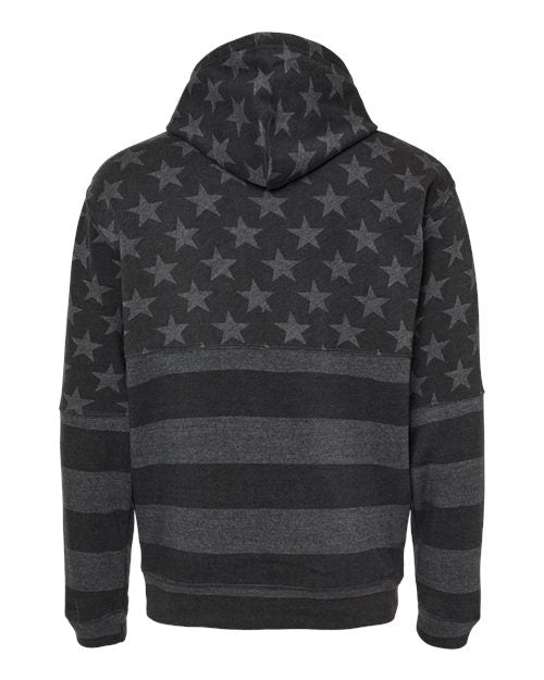 J. America 8815 - Black Stars & Stripes Back
