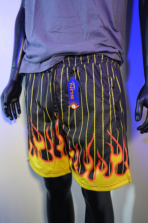 Flame Mesh Shorts